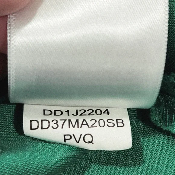 DKNY Sheath Dress 12 Women Green Ruched Sleeve Empire Waist Business Office - Picture 5 of 12